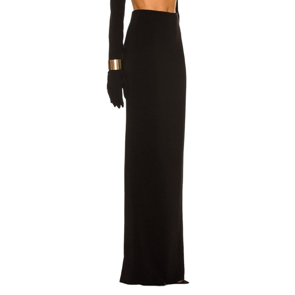 Monot Column Skirt Black - Picture 3 of 12